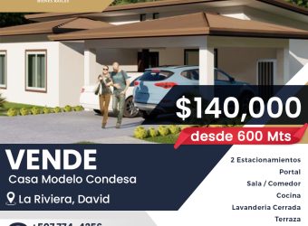 Vende Casa Modelo Condesa La Riviera