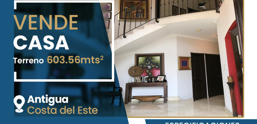 Vende casa en Costa del Este