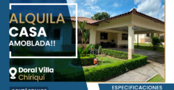 Alquila Casa amoblada en Doral Villa