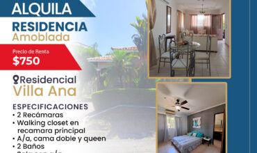 Alquila Residencia Villa Ana