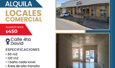 Alquila Locales Calle 4ta