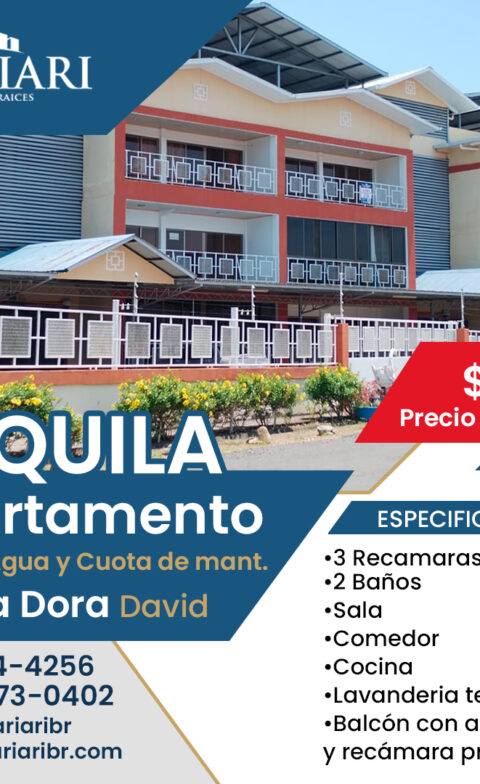 Alquila Apartamento en Villa Dora, David