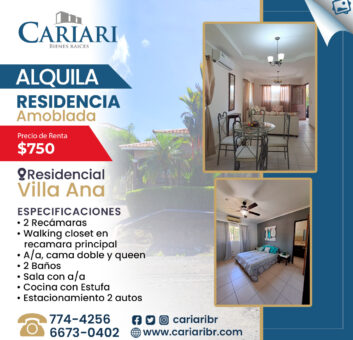 Alquila Residencia, Villa Ana, Chiriquí